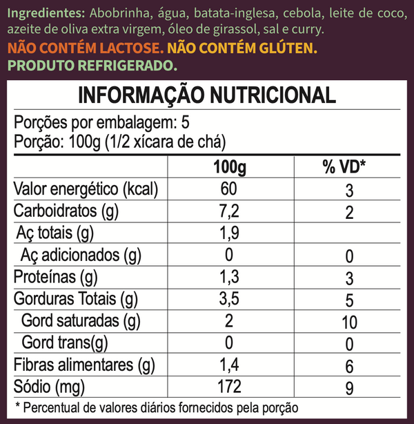 Sopa de Abobrinha e Curry (vegana)