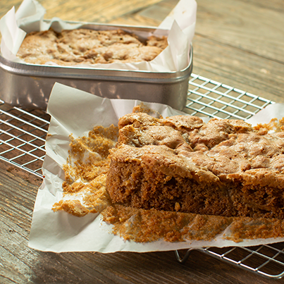 Bolo de Maçã e Chocolate Branco